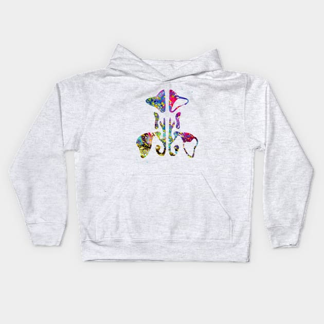 Paranasal Sinus Kids Hoodie by erzebeth